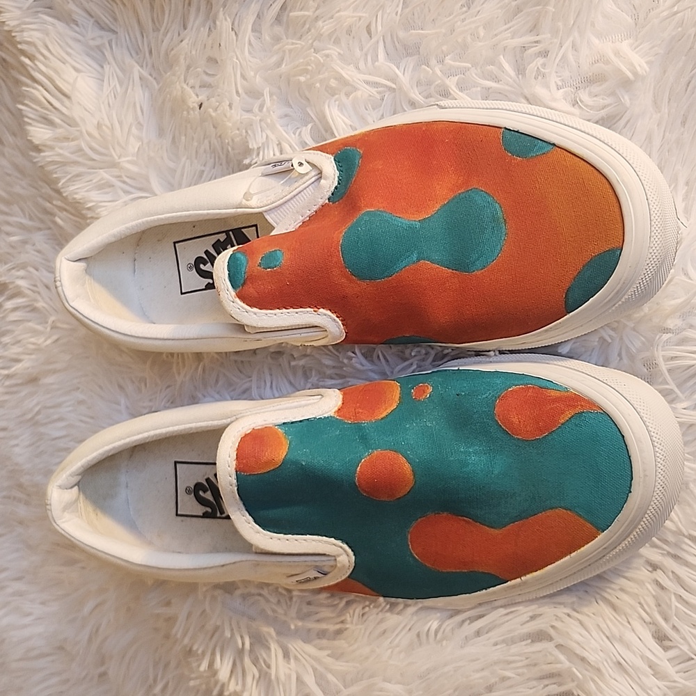 Custom-Painted Vans Slip-On UNISEX Shoes